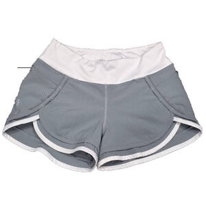 Hylete Iris Lined Shorts girl preppy Gray X-Small A005146